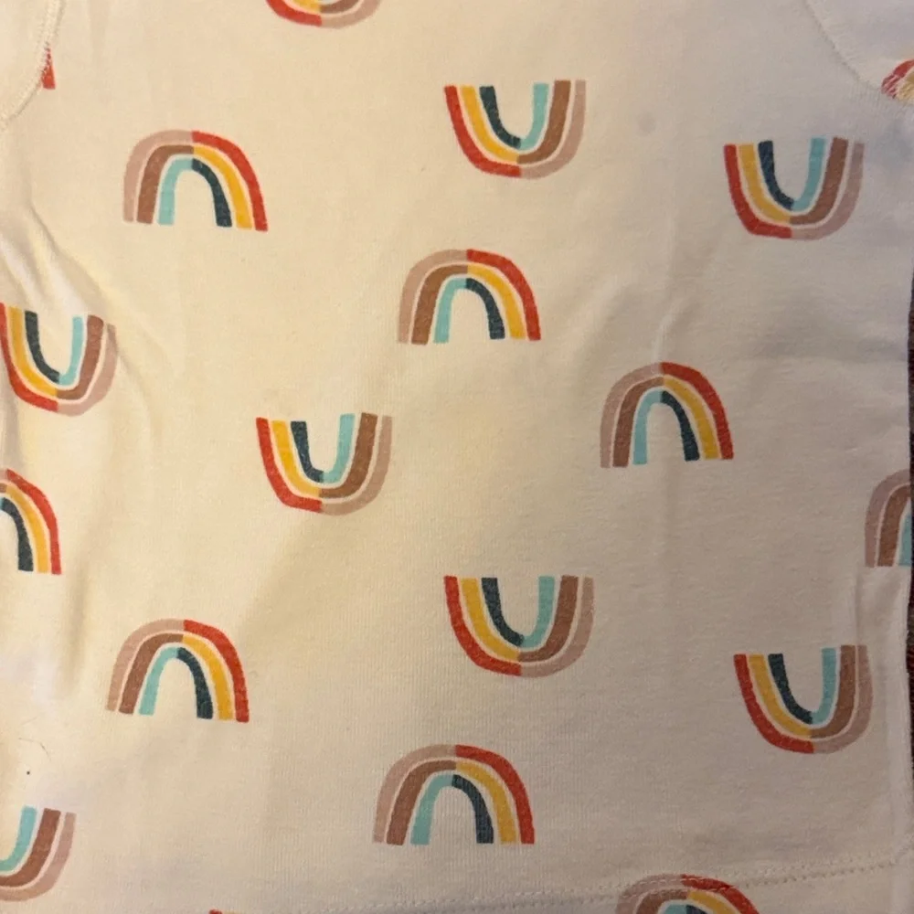 Hanna Andersson Multicolor Rainbow Tee